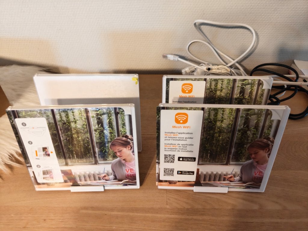 4x Orange Mesh wifi boosters, Ophalen of Verzenden, Zo goed als nieuw, Orange Mesh