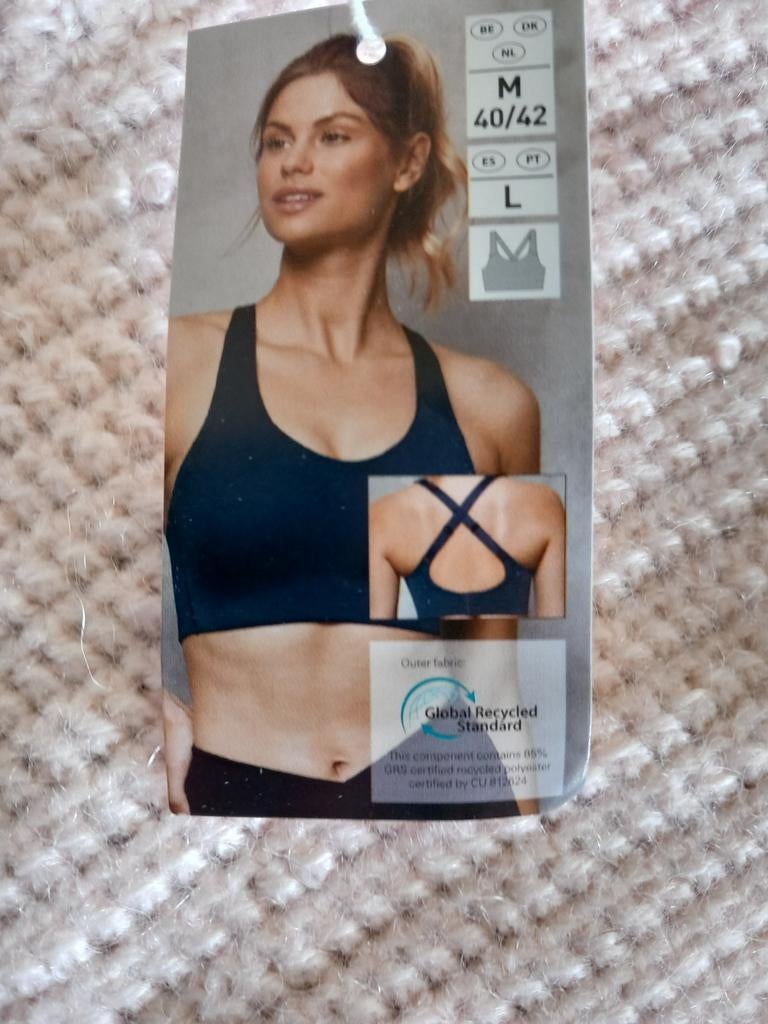 Nieuwe sport bh -> 5€, Kleding | Dames, Sportkleding, Blauw, Maat 42/44 (L), Nieuw, Ophalen of Verzenden