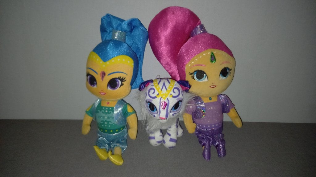 Shimmer & Shine knuffels, Kinderen en Baby's, Ophalen of Verzenden, Gebruikt