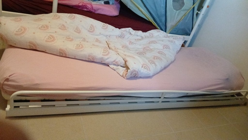 kinderbed, Ophalen, Hoogslaper of Stapelbed, 180 cm of meer, 100 cm of meer