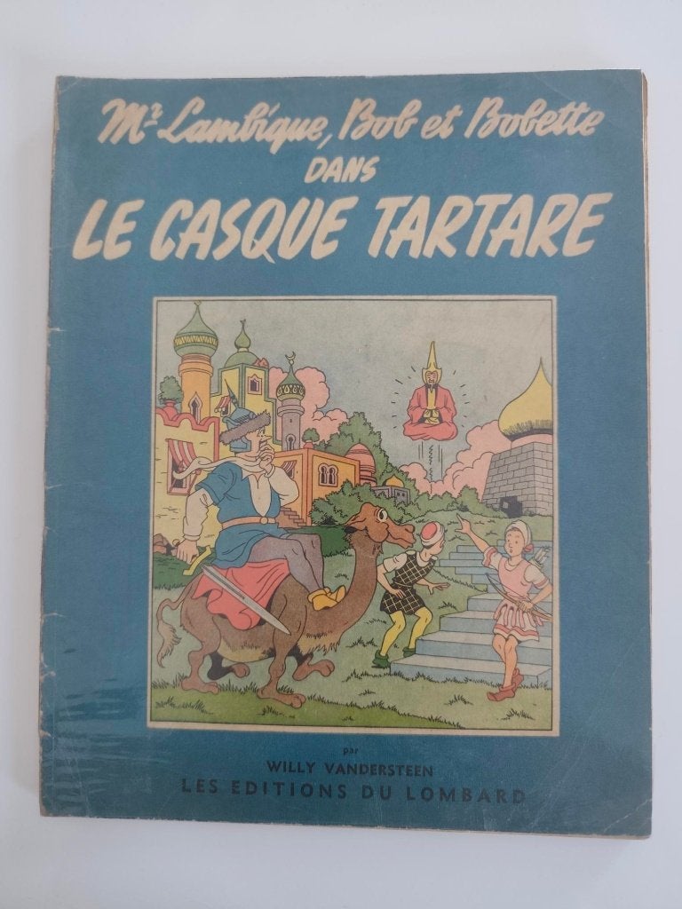 Bob et Bobette – Le Casque Tartare – EO 1955, Livres, Envoi, Utilisé, Willy Vandersteen