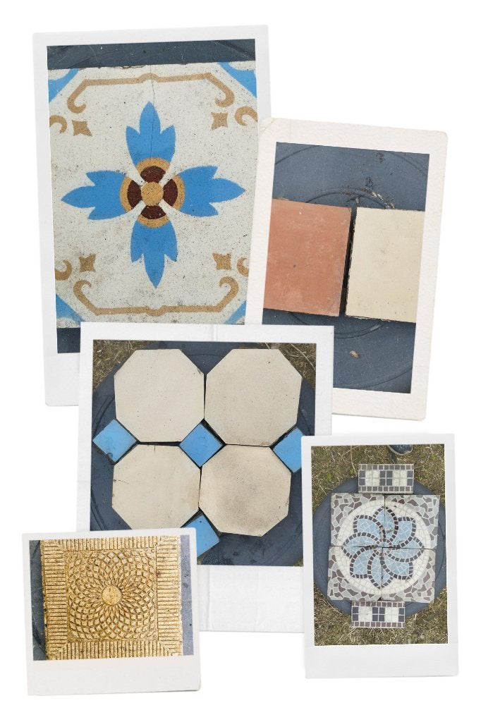 carreaux de ciment, Enlèvement, Utilisé, 10 m²² ou plus, Carrelage de sol