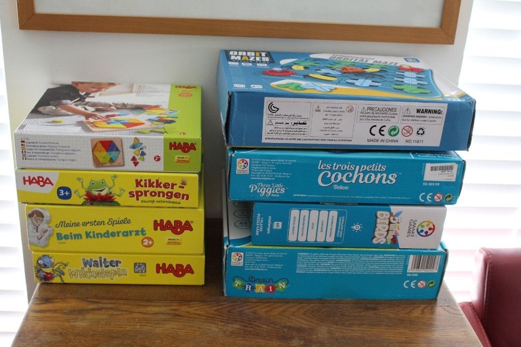 kinderspeelgoed  Haba + Smartgame, Ophalen of Verzenden, Gebruikt