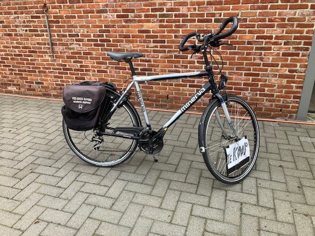 Herenfiets Minerva Citta Speedline, Fietsen en Brommers, Ophalen, Gebruikt, Velgrem, Versnellingen