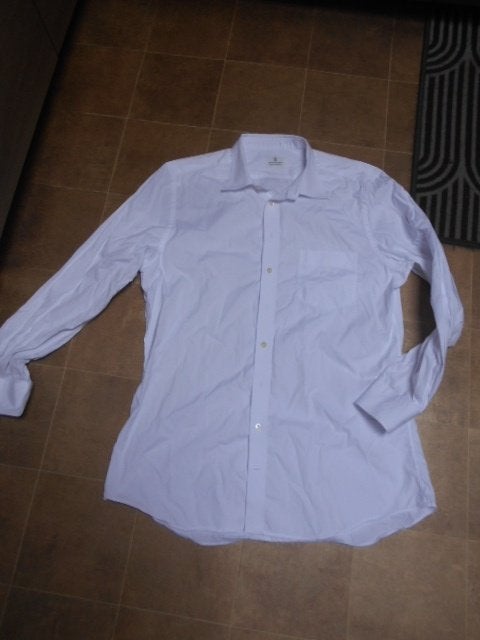 Chemise blanche Emanuel Berg/Taille XL, Enlèvement ou Envoi, Comme neuf, Blanc, Tour de cou 43/44 (XL)