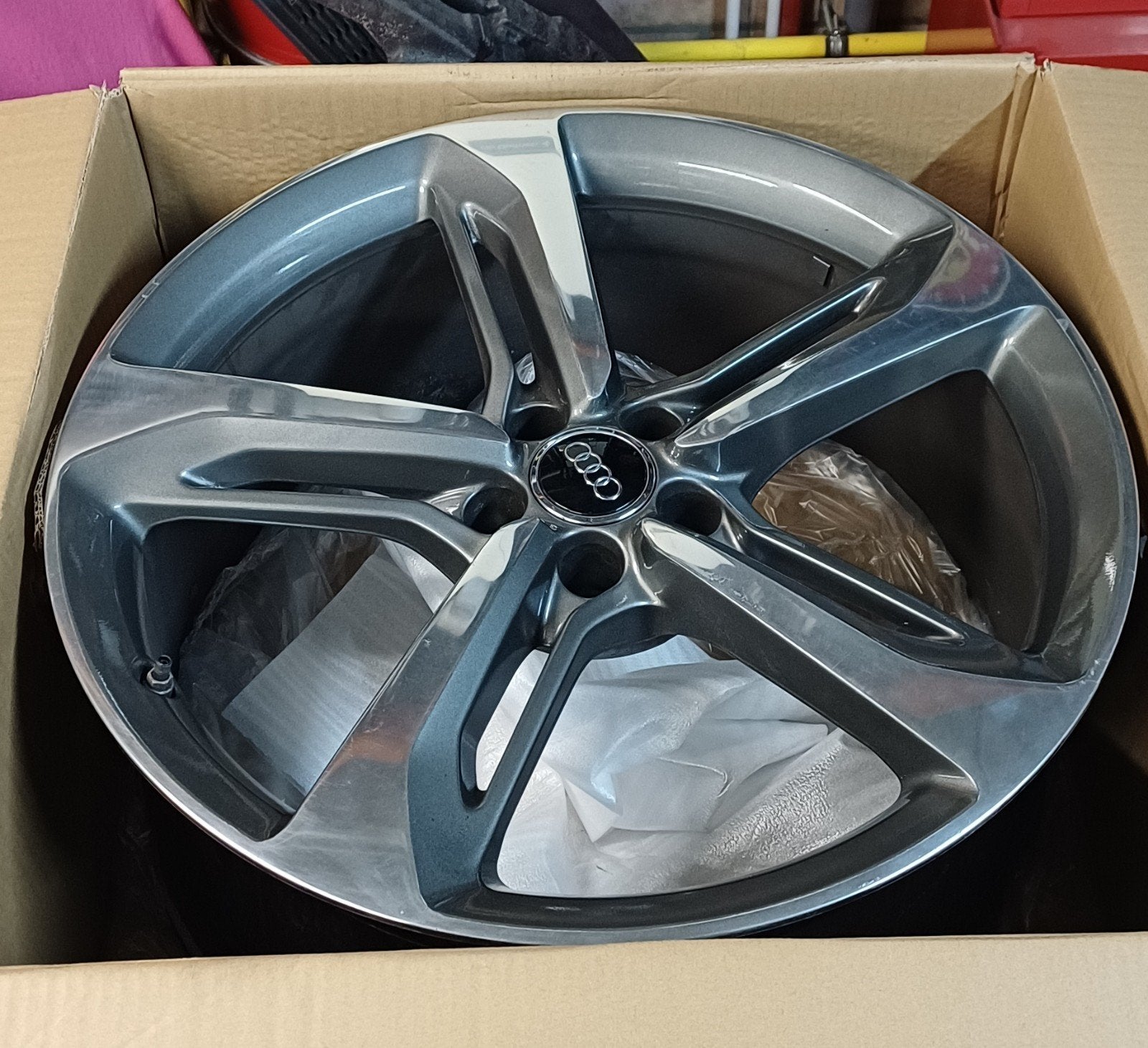 Jantes Audi Sport Blade RS7 21" + TPMS, Autos : Pièces & Accessoires, Enlèvement, Neuf, 21 pouces, Jante(s)