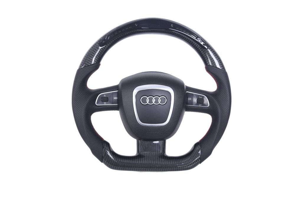Audi RS carbon & leder sportstuur / stuurwiel 2010-2016, Autos : Pièces & Accessoires, Commande, Niet ingevuld, Audi, Niet ingevuld