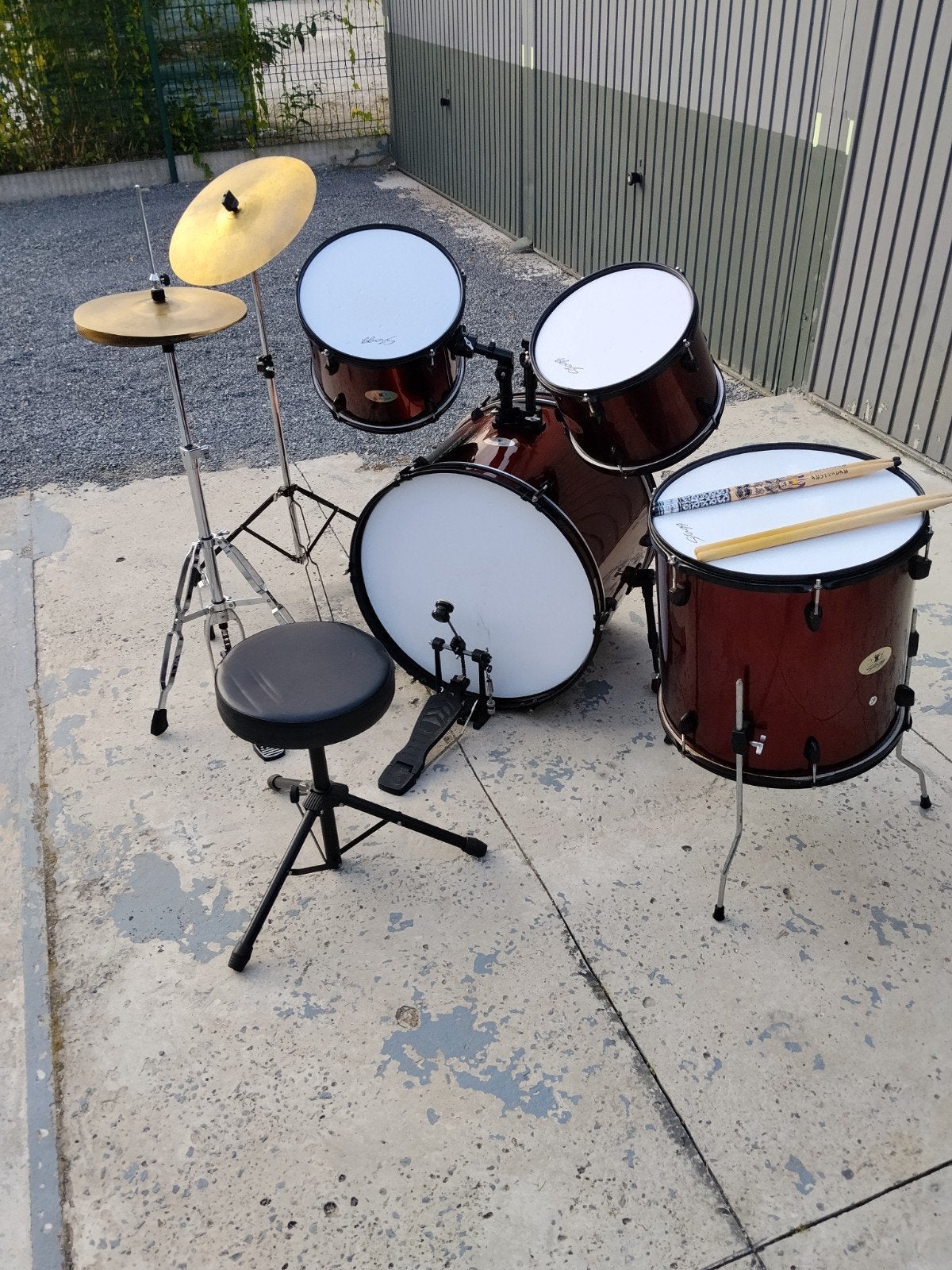 Kit de batterie STAGG., Musique & Instruments, Batteries & Percussions, Enlèvement