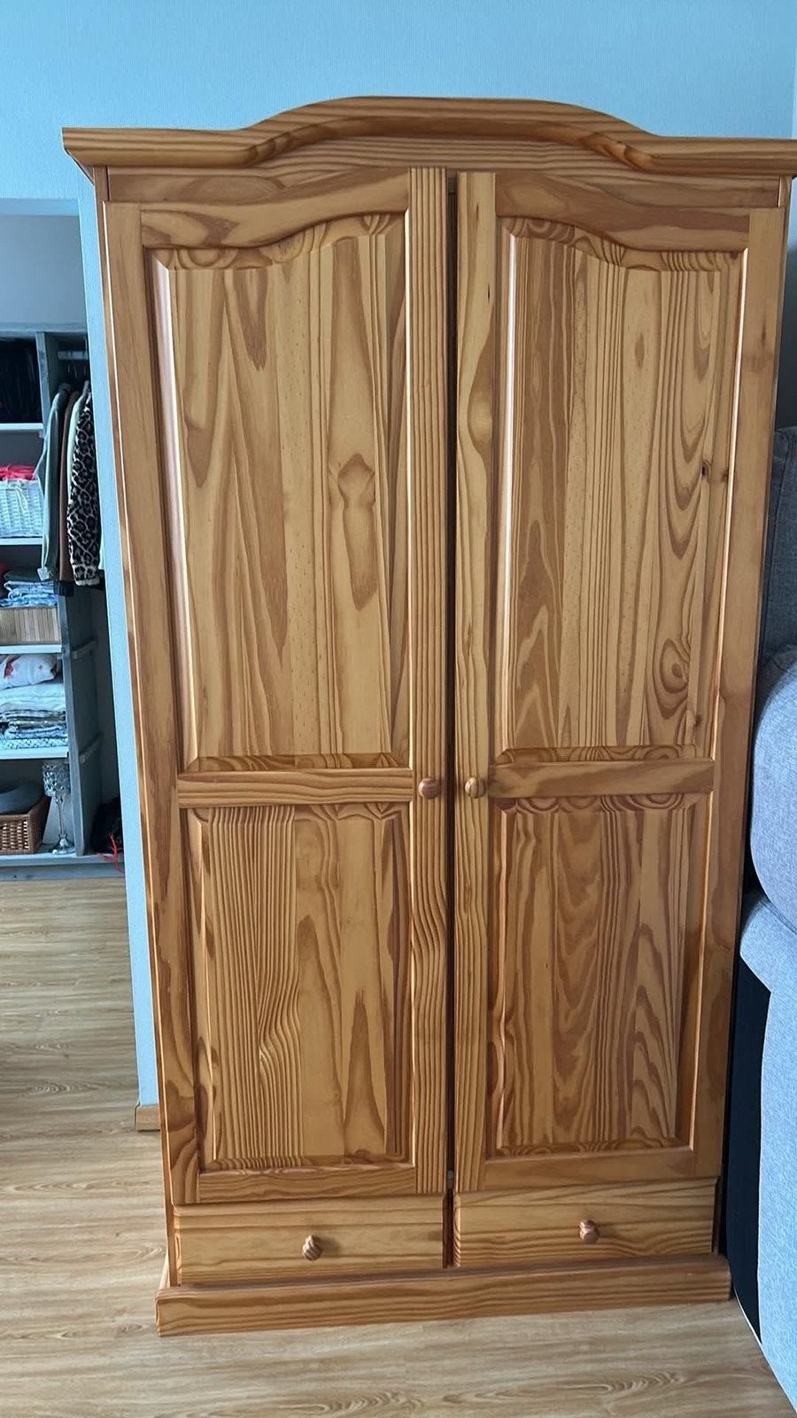 Te koop grenen kast, Huis en Inrichting, Ophalen, Gebruikt, 100 tot 150 cm, 200 cm of meer