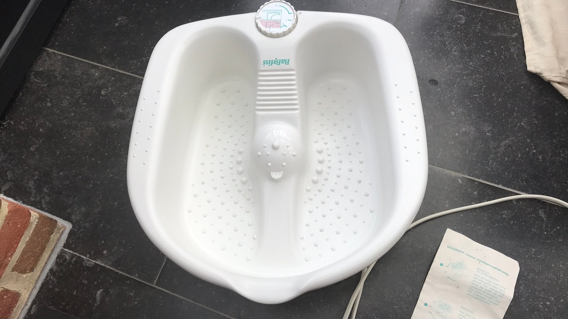 Voetbad met massage, Ophalen of Verzenden, Zo goed als nieuw