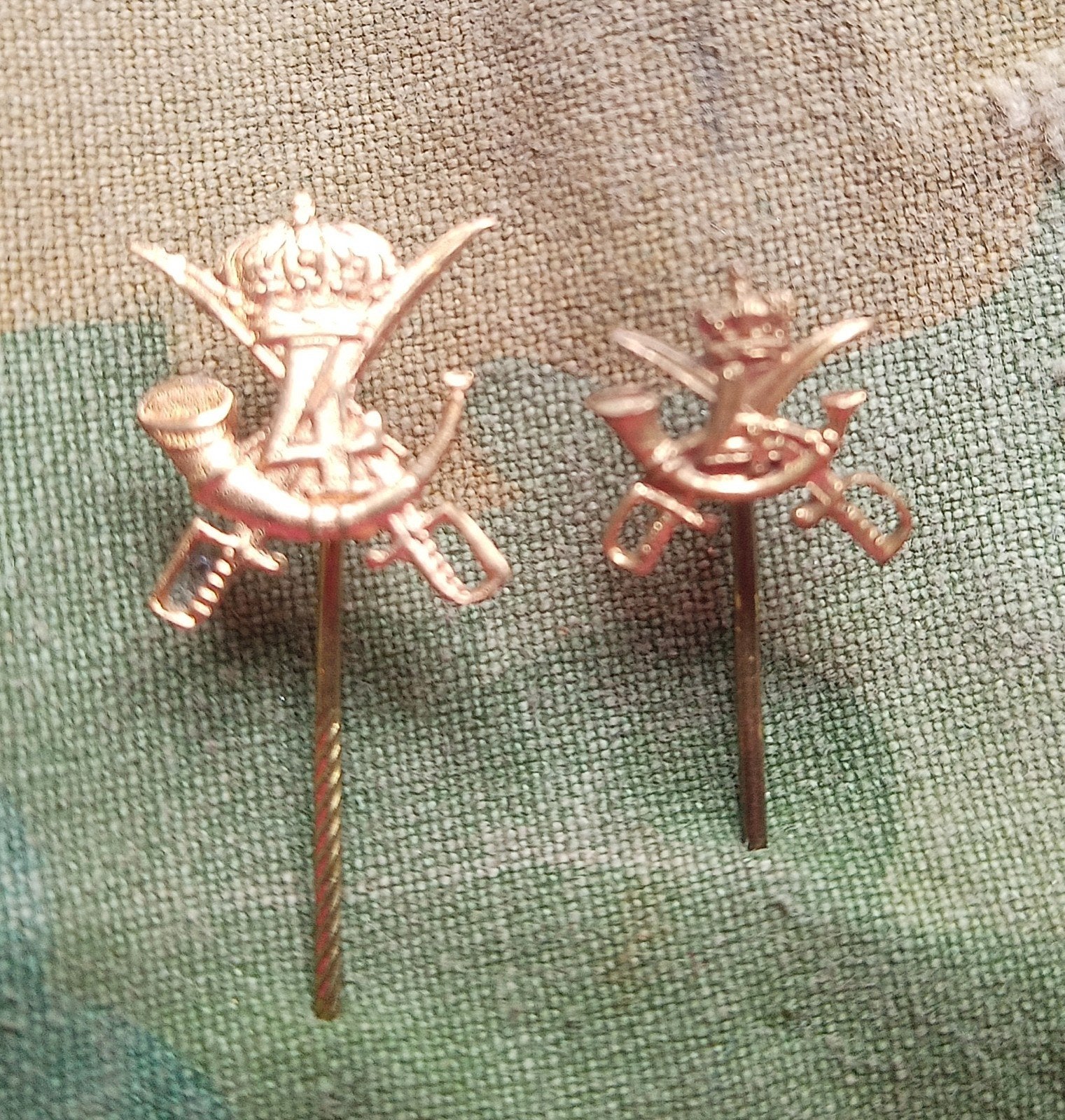 ABL épinglettes 4e Chasseurs à cheval, Collections, Enlèvement ou Envoi, Armée de terre, Emblème ou Badge