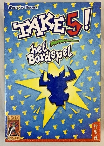 Take 5 het Bordspel Kaartspel Familiespel 999 Games nieuw, Verzenden, Zo goed als nieuw, 999 games