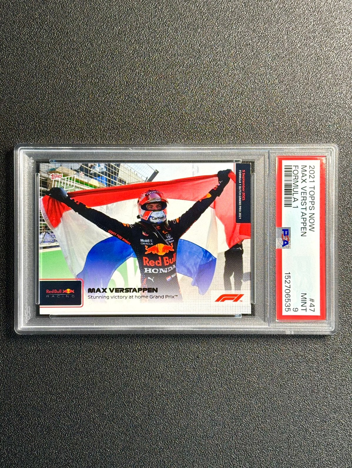 PSA 9 Max Verstappen Topps Now F1 47, Ophalen of Verzenden, Nieuw, Plaatje