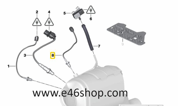 Roetfilter sensor BMW OE 13627809157 ORG NW BMW, Neuf, -, -, Enlèvement ou Envoi