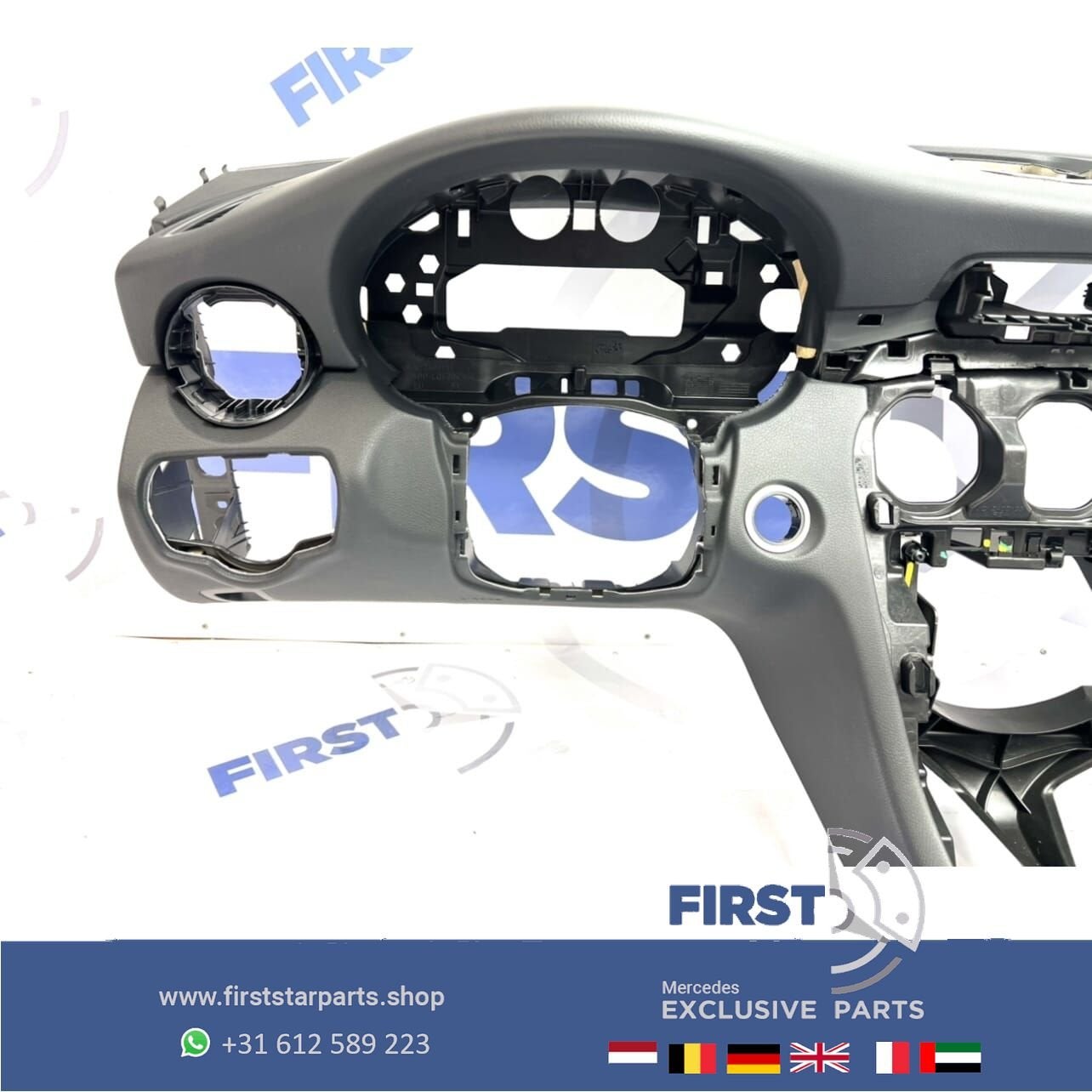 W205 C205 DASHBOARD ZWART Mercedes C Klasse 2014-2021 origin, Utilisé, -, -, Enlèvement ou Envoi