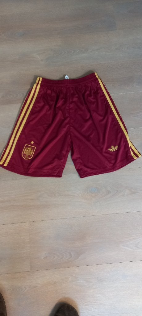 Spanje voetbalbroekje, maat L, Sport en Fitness, Maat L, Ophalen of Verzenden, Nieuw
