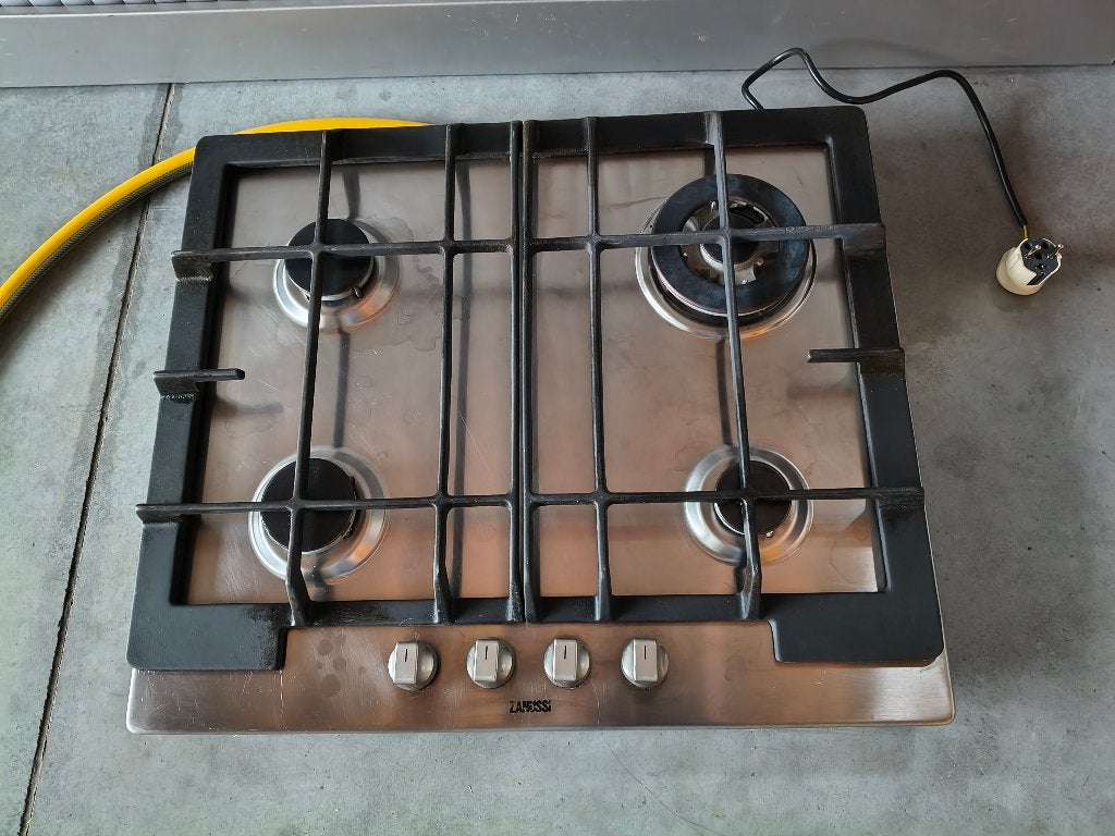 Kookvuur, Ophalen, Gebruikt, 4 kookzones, Inbouw