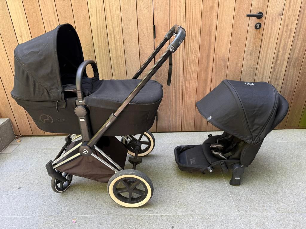 Cybex combi kinderwagen Priam (volledige set) - 60€!, Ophalen, Zo goed als nieuw, Kinderwagen