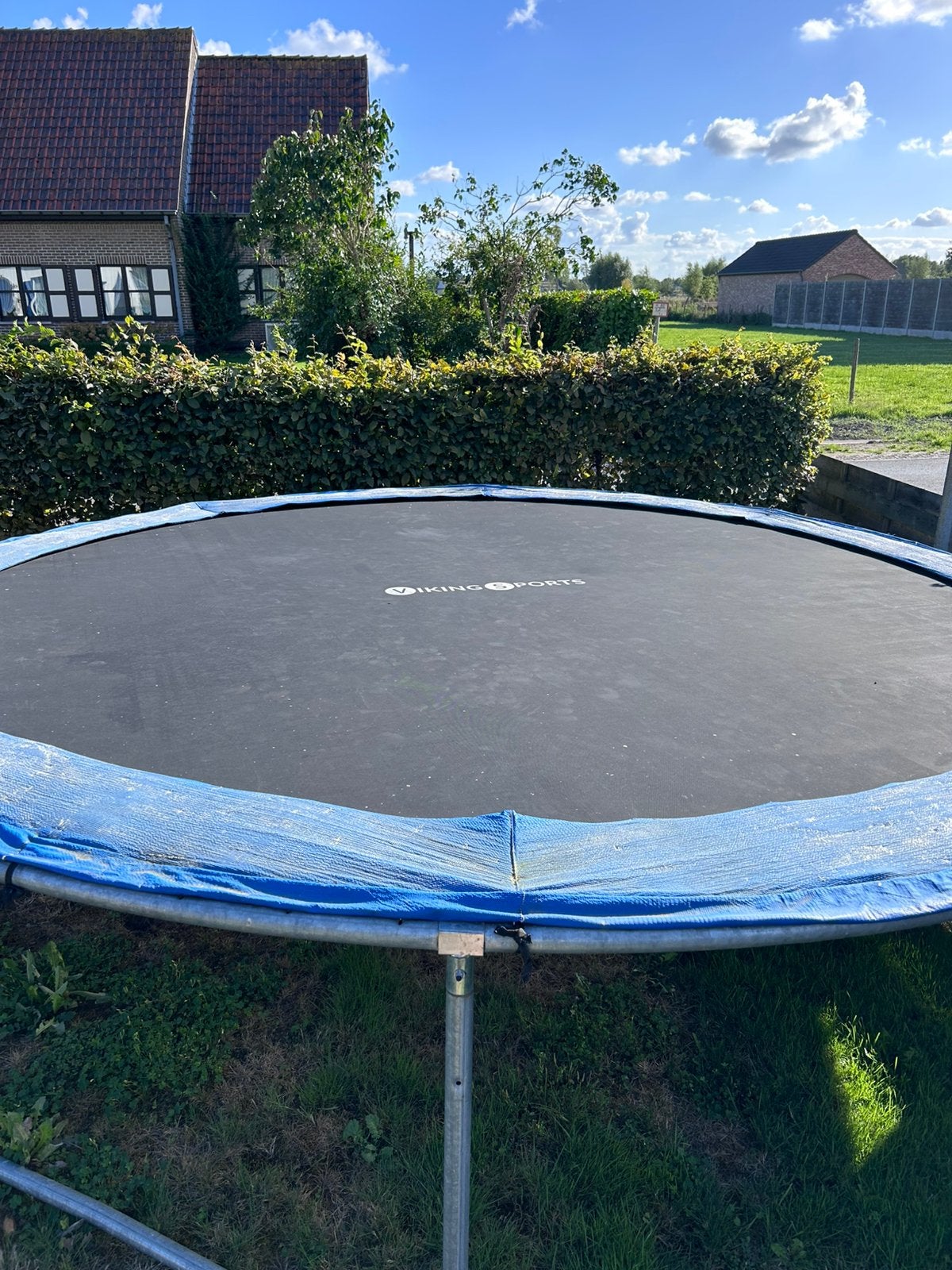 Trampoline 404cm diameter, Ophalen, Zo goed als nieuw