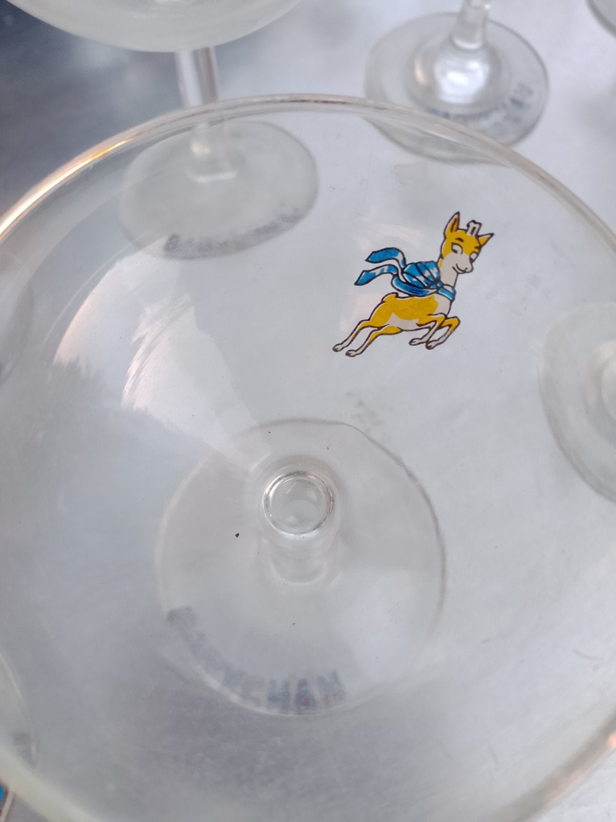 BABYCHAM verres, Enlèvement, Utilisé, Autres types