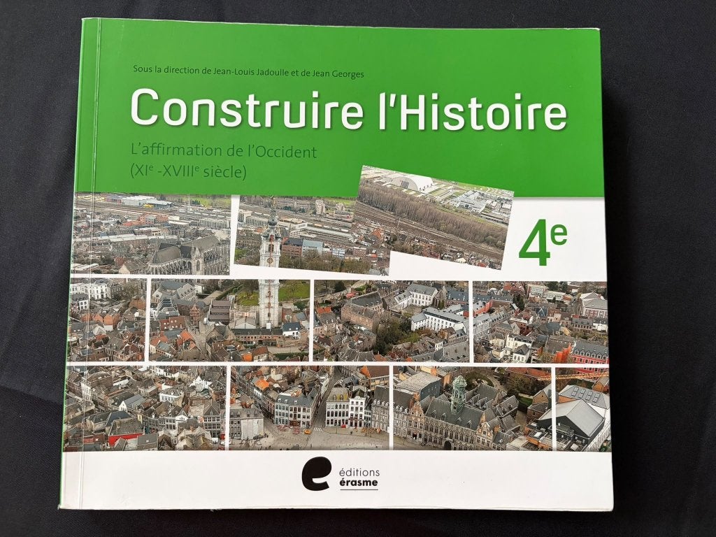 Livre - Construire l'histoire 4e - Manuel de l'élève, Livres, Livres scolaires, Neuf, Histoire, Editions erasme, Enlèvement