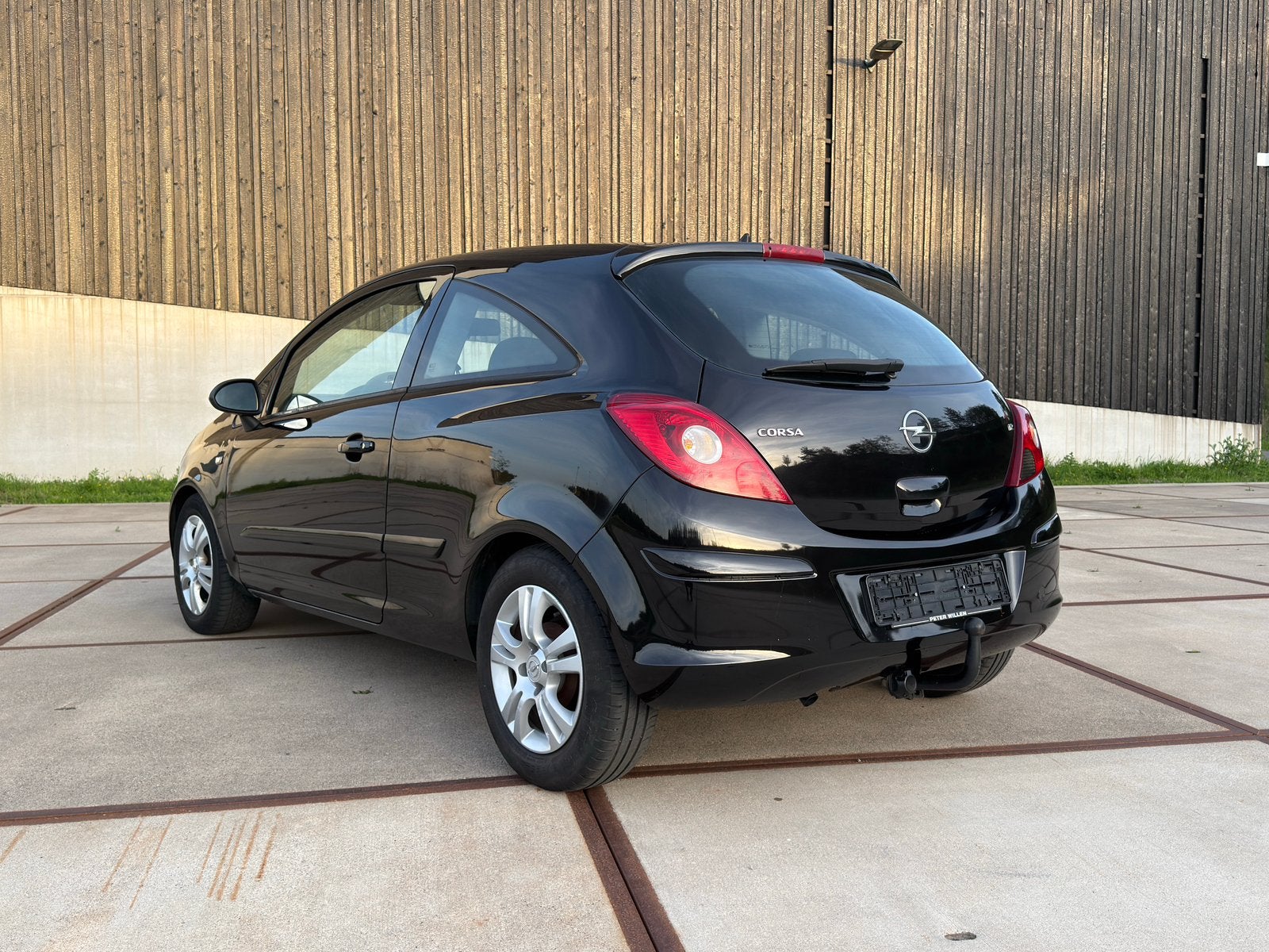 Opel Corsa 1.2 Benzine Airco Trekhaak /Gekeurd voor verkoop, Stof, 4 cilinders, 1198 cc, Zwart