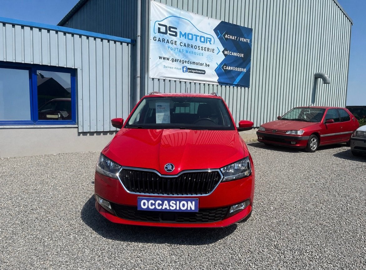 Skoda fabia combi 2019 1.0tsi 85000km 10 950€, Autos, Rouge, 75 kW, Achat, Euro 6