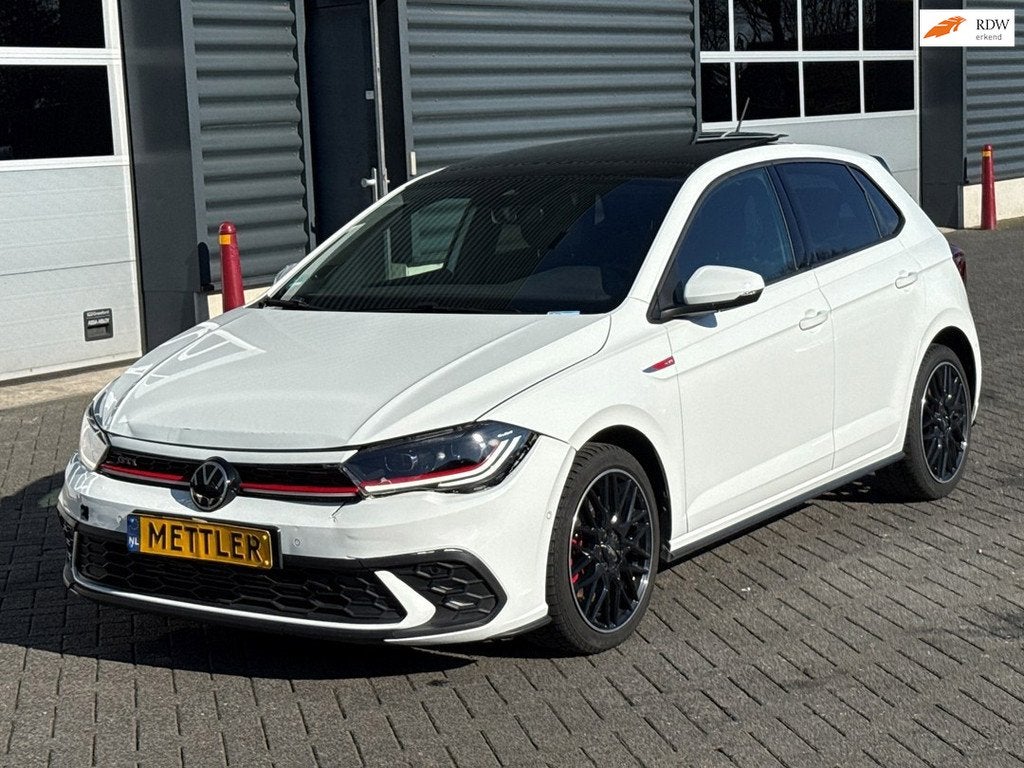 Volkswagen Polo 2.0 TSI GTI, camera Beats audio, navigatie,, Auto's, 4 cilinders, 1984 cc, 1261 kg, Wit