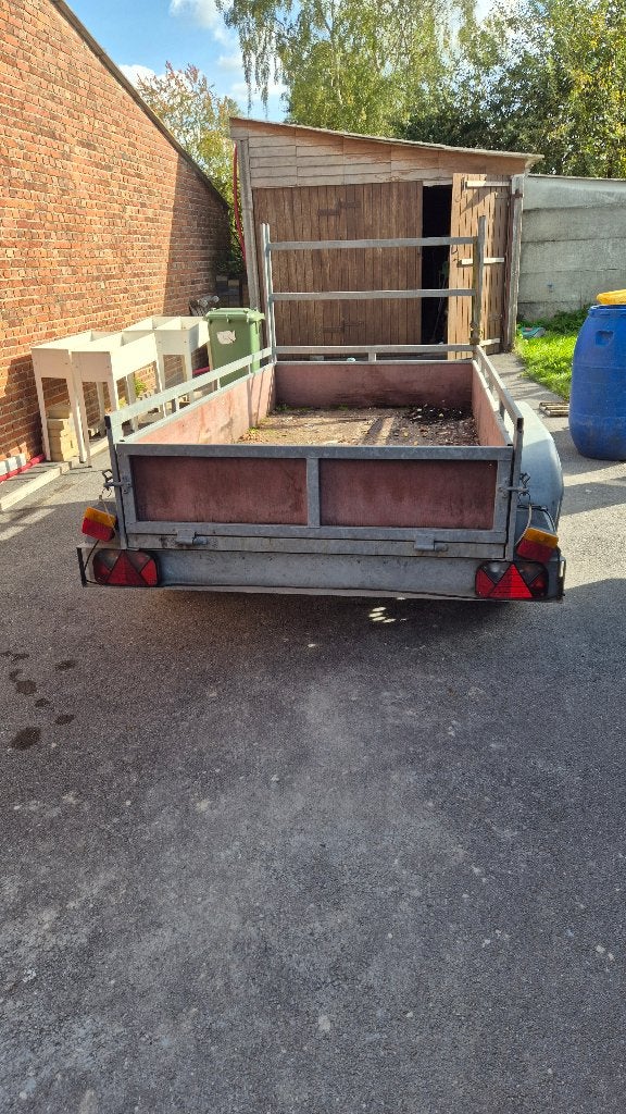 Aanhangwagen dubbelas 750kg, Auto diversen, Ophalen, Gebruikt