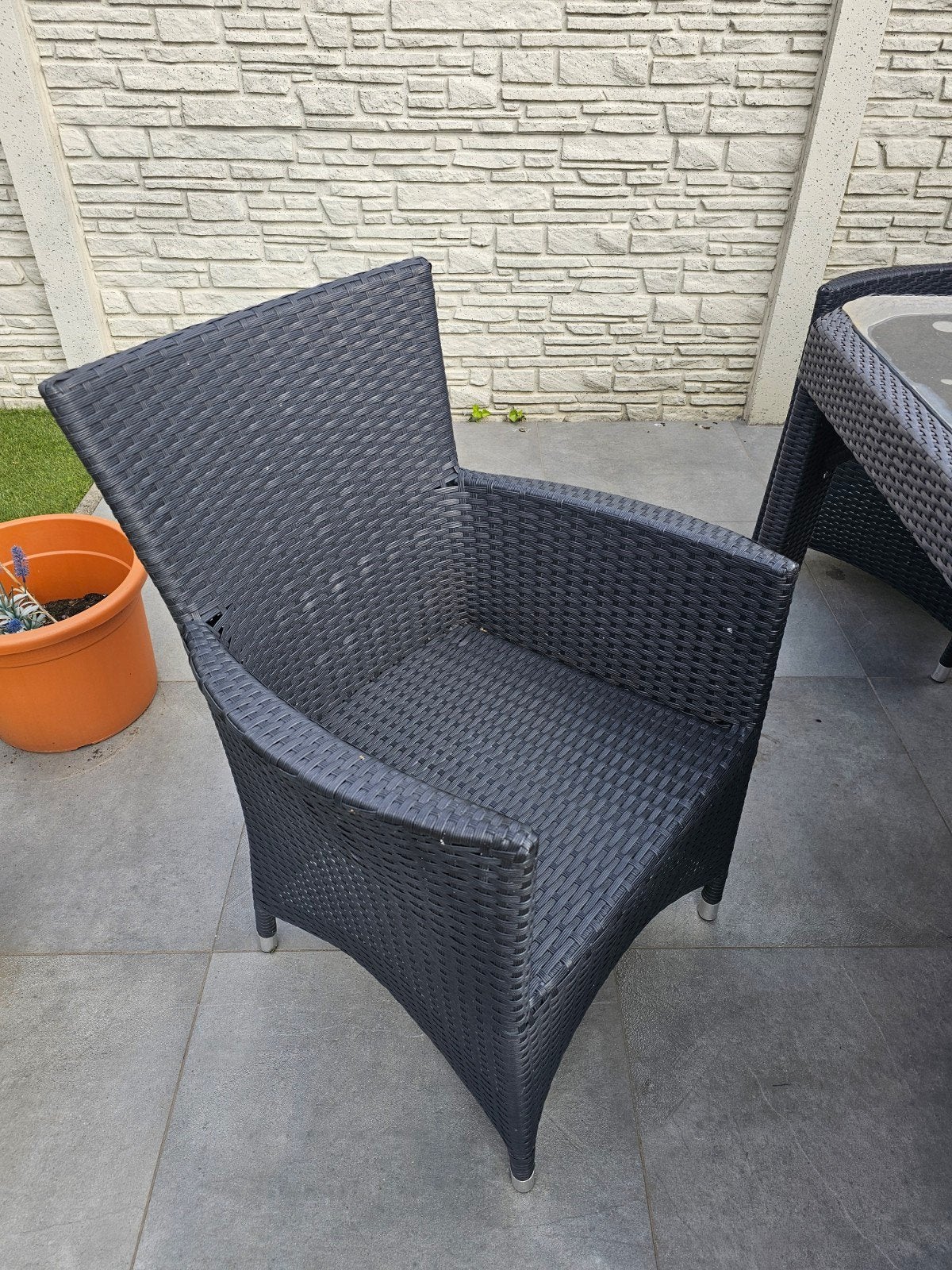 tuin   set, Tuin en Terras, Ophalen, Kunststof, Eettafel, 6 zitplaatsen