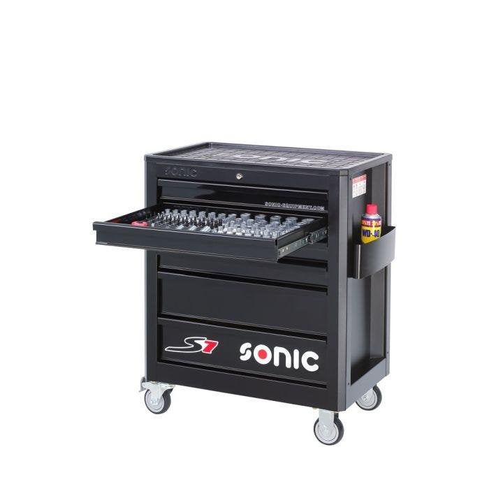Sonic 714040 Gereedschapswagen gevuld 140-delig assortiment, Ophalen, Nieuw