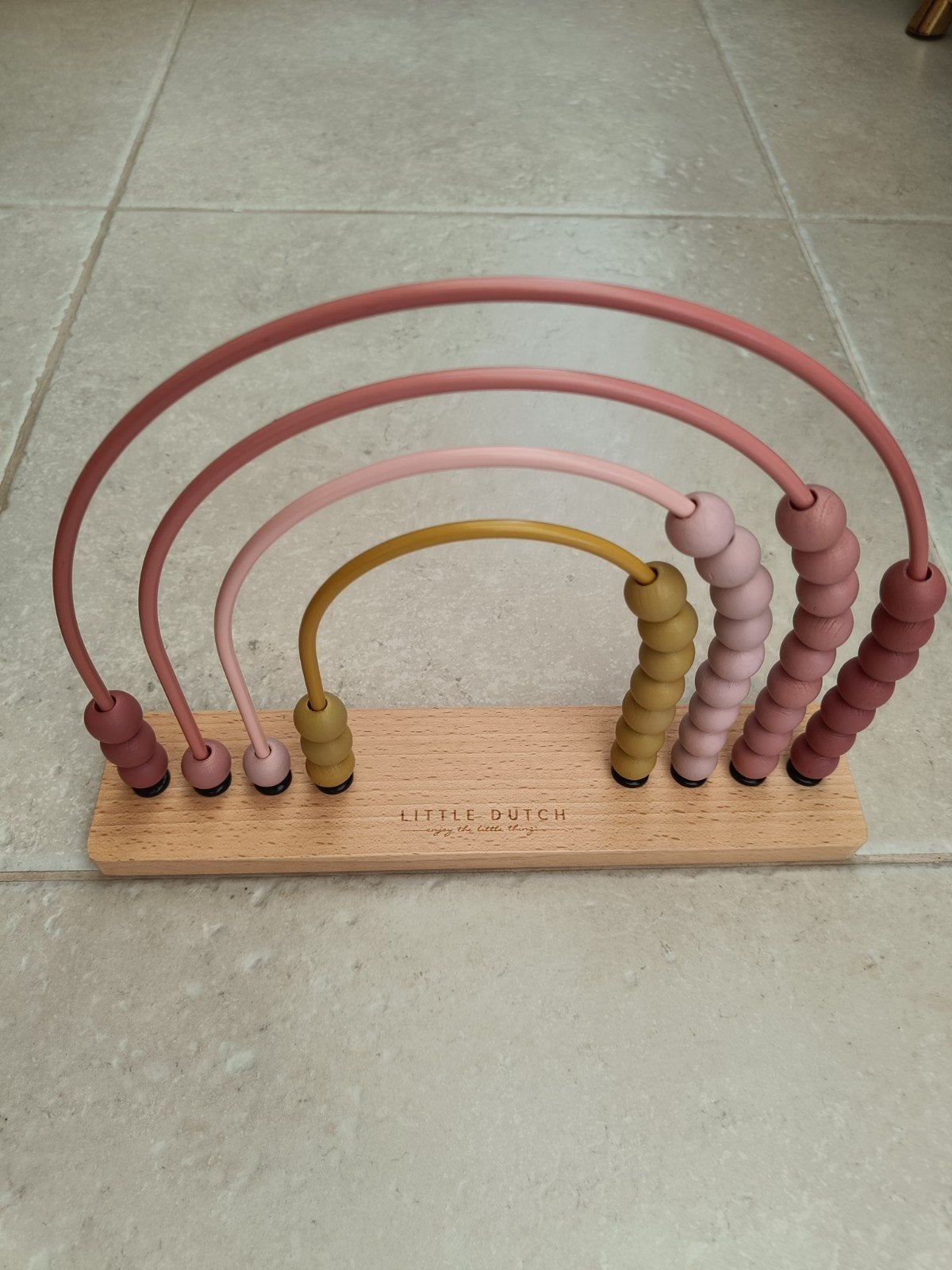 Little dutch houten regenboog telraam, Kinderen en Baby's, Speelgoed | Houten speelgoed, Ophalen of Verzenden