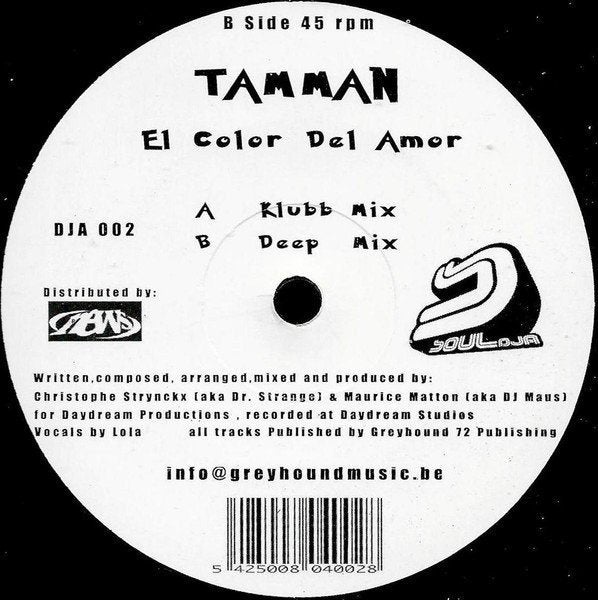 Tamman - El Color Del Amor, Gebruikt, House, Promo, Ophalen of Verzenden