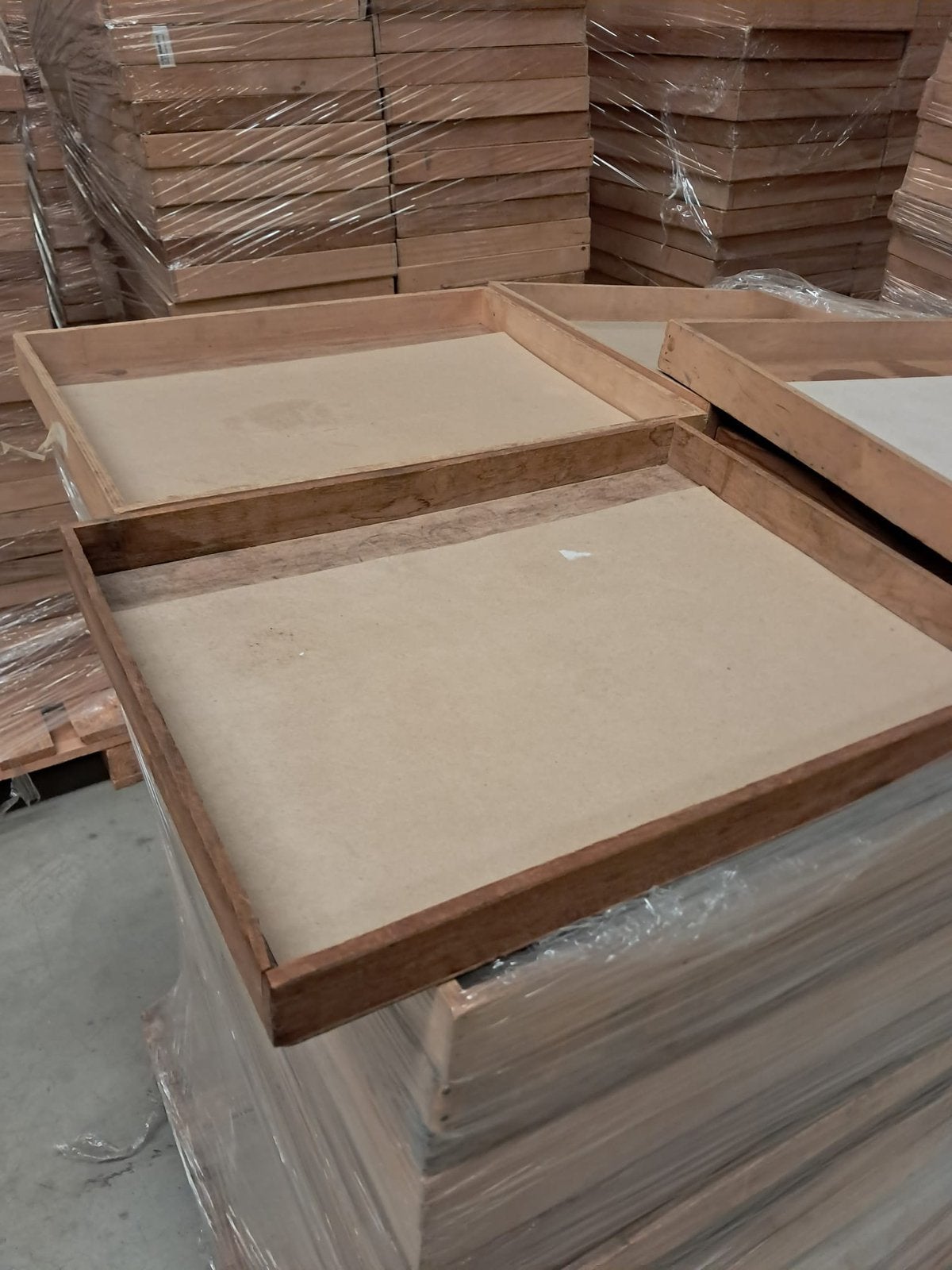 Houten bakjes, Ophalen, Gebruikt, 50 tot 100 mm