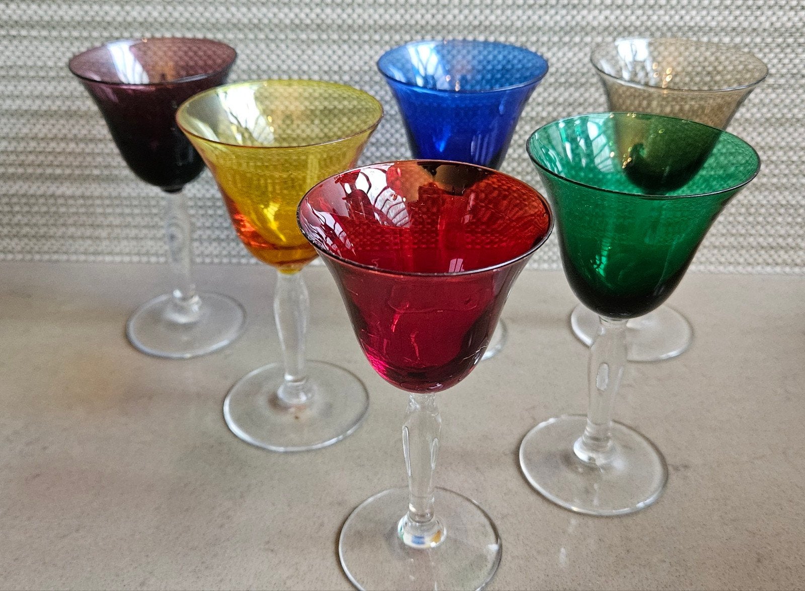 verres à liqueur Arlequin vintage, Enlèvement