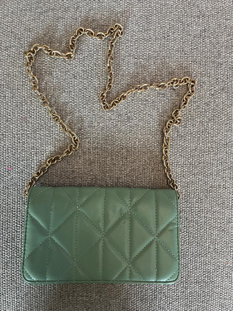 Handtas Even&Odd muntgroen, Handtassen en Accessoires, Tassen | Damestassen, Ophalen of Verzenden, Zo goed als nieuw, Handtas
