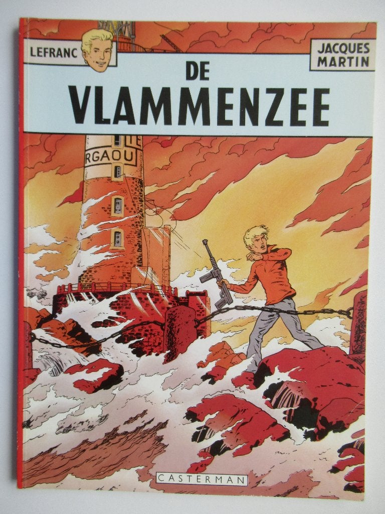 lefranc...nr.3...de vlammenzee, Boeken, Stripverhalen, Ophalen of Verzenden, Zo goed als nieuw