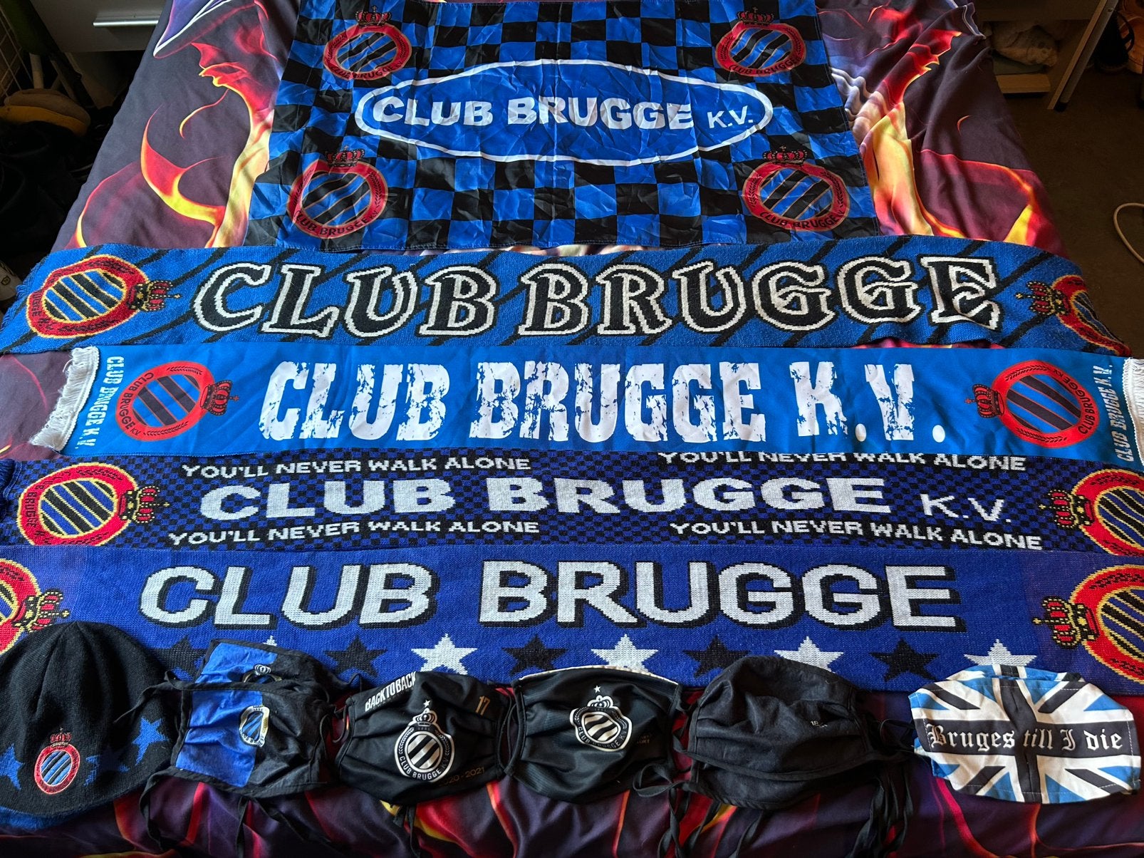 Club Brugge fanitems, Verzamelen, Ophalen of Verzenden, Zo goed als nieuw, Vaantje of Sjaal