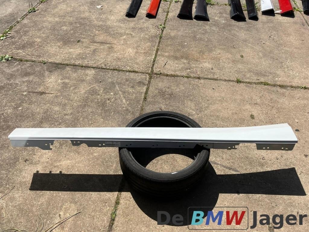 Sideskirt links wit BMW 1-serie F20 + LCI 51777287827, Gebruikt, Ophalen of Verzenden, BMW, BMW