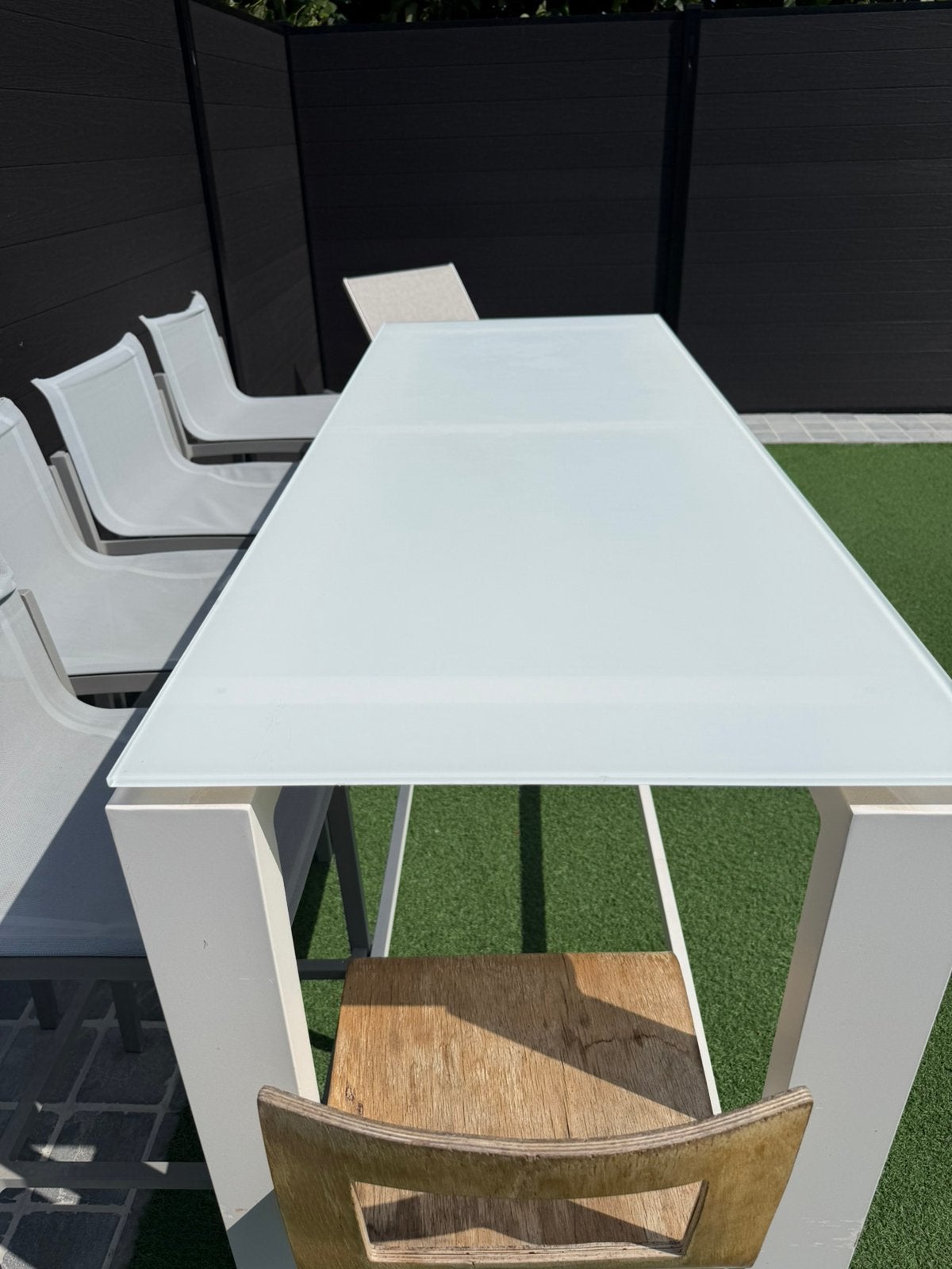 Hoge tafel met stoelen t&t design, Enlèvement, Utilisé
