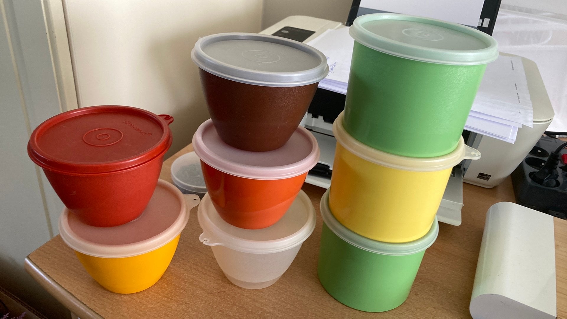 Potjes met deksel Tupperware, Huis en Inrichting, Ophalen of Verzenden, Zo goed als nieuw, Met deksel