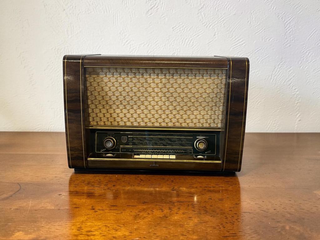 vintage houten radio SIEMENS Meistersuper, Antiek en Kunst, Ophalen