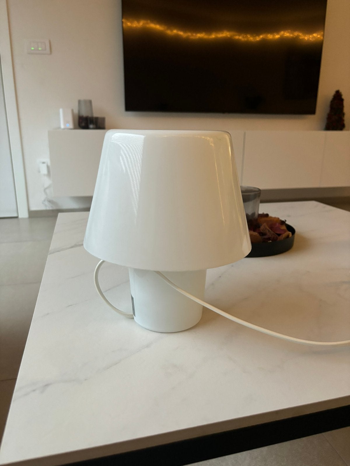 Vintage IKEA lamp, Vintage, Blanc, Enlèvement, Utilisé