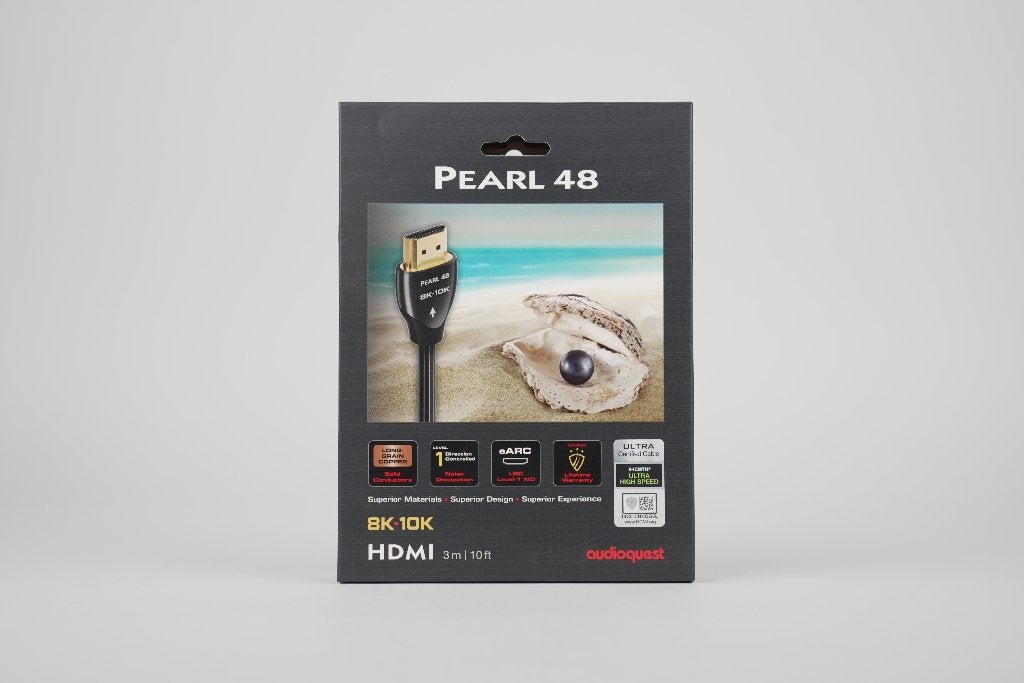 AudioQuest Pearl 48 HDMI kabel – 3 meter, Enlèvement ou Envoi, Neuf, 2 à 5 mètres, Câble HDMI