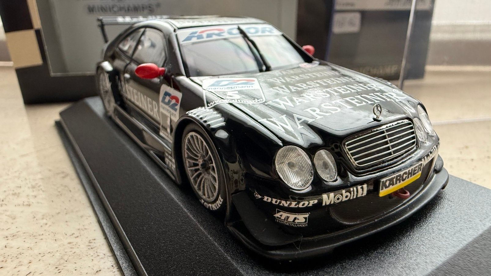 Mercedes CLK DTM 2000 Ludwig, Enlèvement ou Envoi, Comme neuf, Voiture, MiniChamps