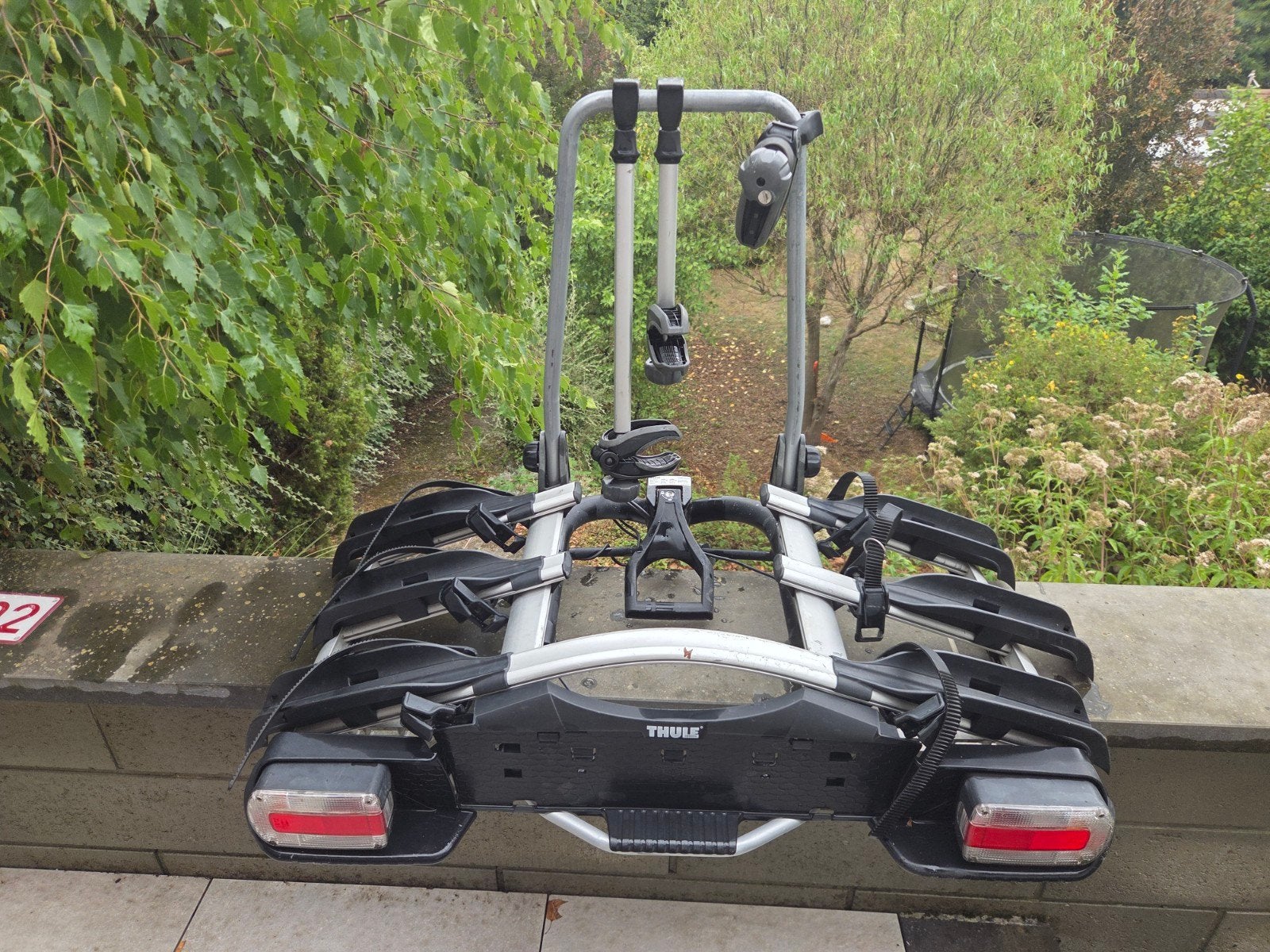 Thule Euroway 923, Support d'attelage, Pneus larges, 3 vélos ou plus, Enlèvement