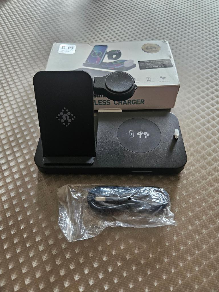 Draadloos oplader 4 in 1, Ophalen of Verzenden, Nieuw