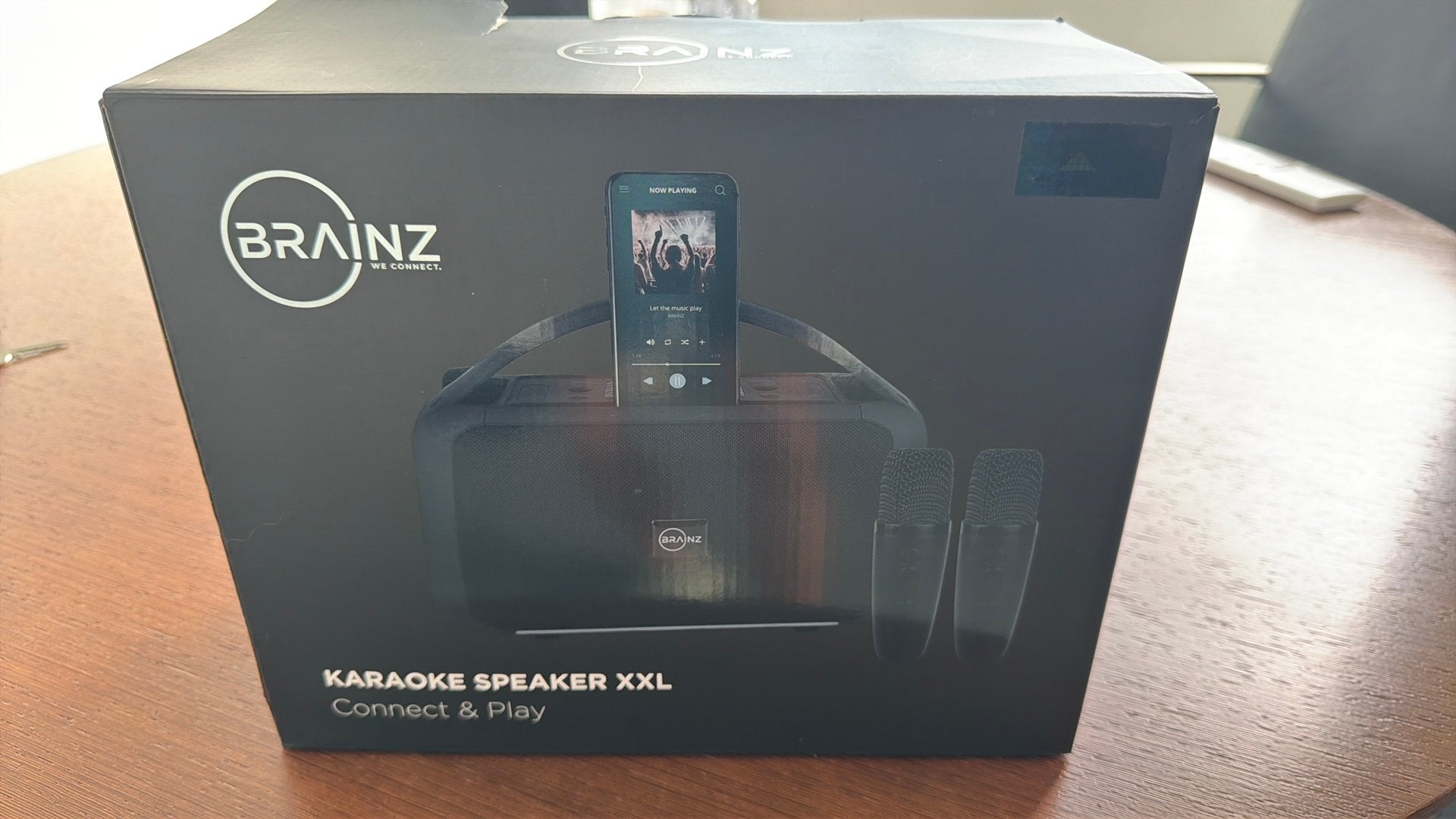 Karaoke speaker XXL Brainz, TV, Hi-fi & Vidéo, Enlèvement ou Envoi, Neuf, Ensemble complet