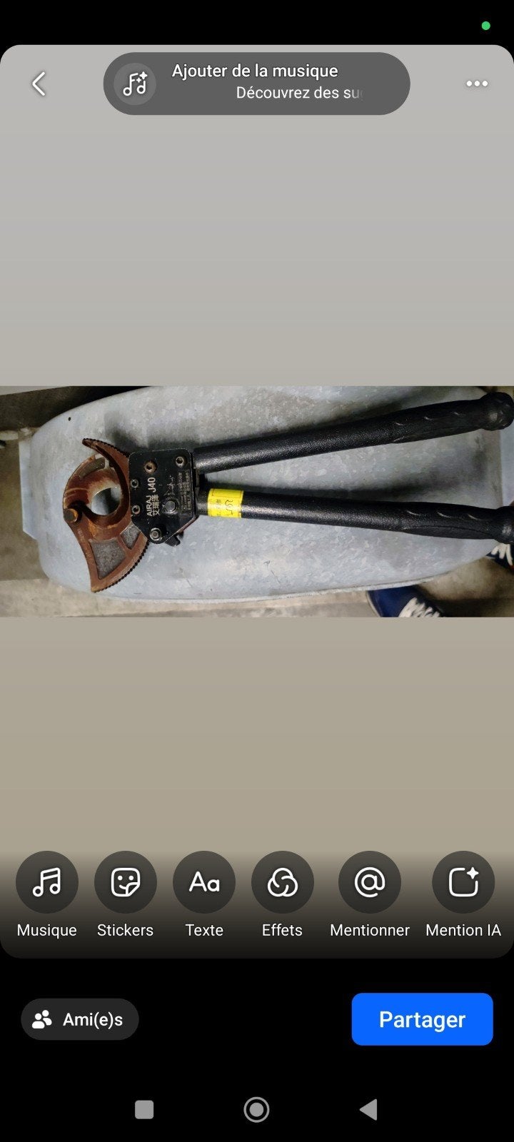 pince coupe cable, Bricolage & Construction, Enlèvement ou Envoi