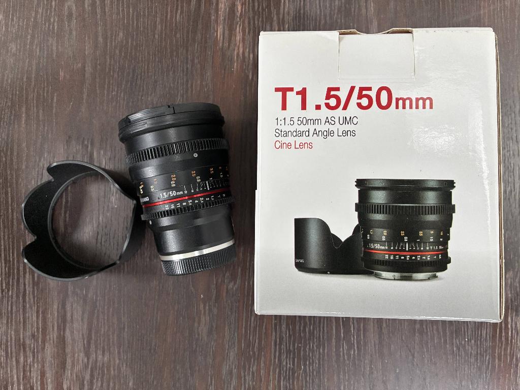 SAMYANG 50mm Monture Sony E, Ophalen of Verzenden, Zo goed als nieuw